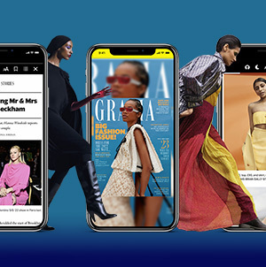 Explore Grazia's digital magazine on mobile – fashion, news, and issues available to read online