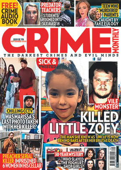Crime Monthly Print Subscription cover