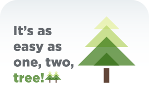 To plants trees, you just subscribe to our magazines and leaves us a review