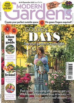 modern gardens magazine cover